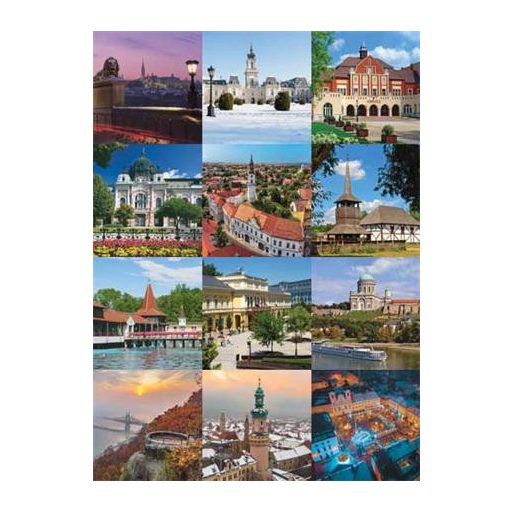 Naptár, fali, CSG, "Magyar Városok"