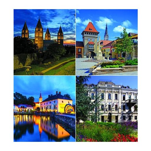 Naptár, fali, CSG, "Magyar Városok"