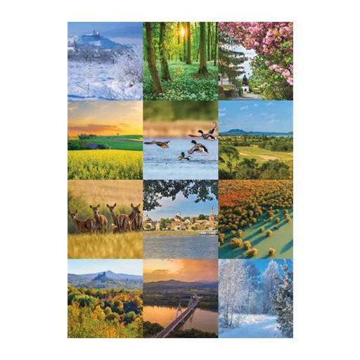 Naptár, fali, CSG, "Magyar Tájak"