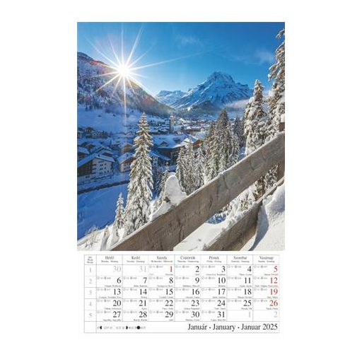 Naptár, fali, CSG, "Négy évszak"