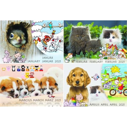 Naptár, fali, CSG "Én és a barátaim"