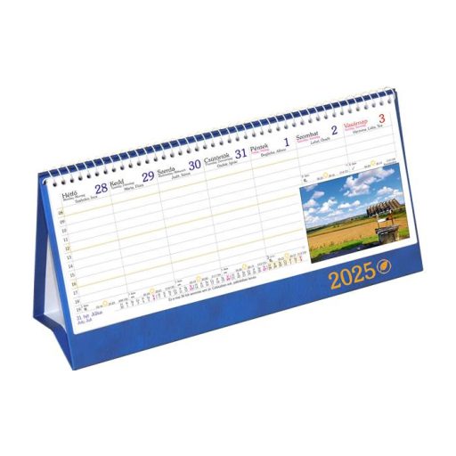 Naptár, asztali, álló, CSÍZIÓ, "Öko", fekete