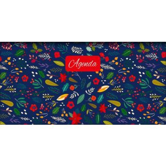   Zsebnaptár, fekvő elrendezésű, DAYLINER, "Colors Folk"