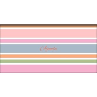   Zsebnaptár, fekvő elrendezésű, DAYLINER, "Colors Stripes"