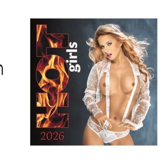 Naptár, fali, DAYLINER "Hot Girls 18+"