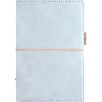   Kalendárium, gyűrűs, betétlapokkal, A5 méret, FILOFAX, "Domino" Soft", pasztellkék