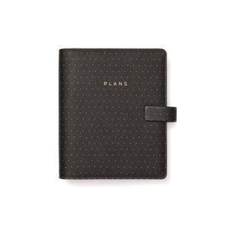   Kalendárium, gyűrűs, betétlapokkal, A5, FILOFAX "Moonlight", fekete