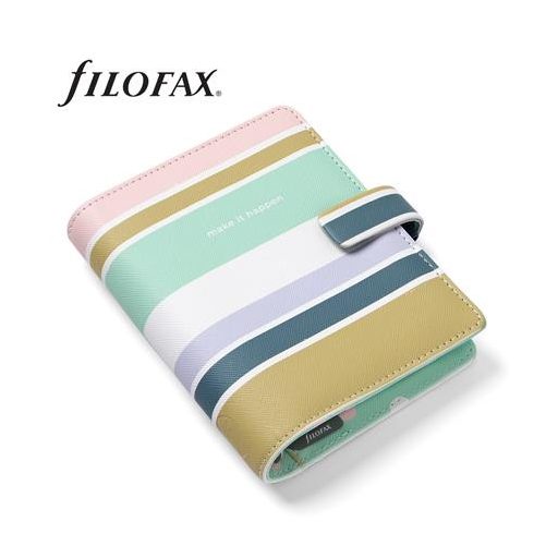 Kalendárium, gyűrűs, betétlapokkal, pocket méret, FILOFAX "Good Vibes"