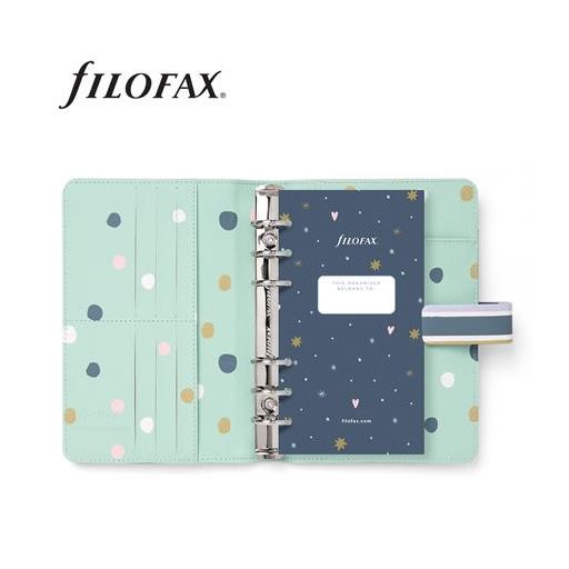 Kalendárium, gyűrűs, betétlapokkal, personal méret, FILOFAX "Good Vibes"