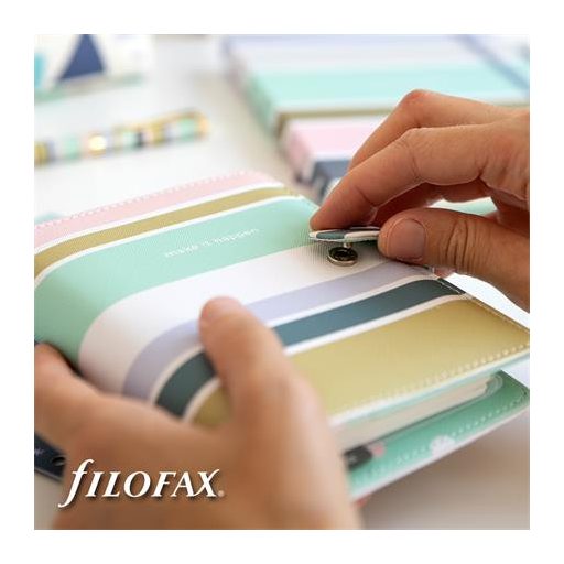 Kalendárium, gyűrűs, betétlapokkal, personal méret, FILOFAX "Good Vibes"