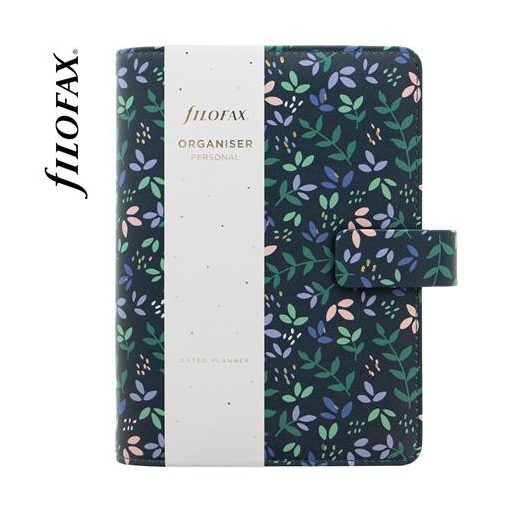 Kalendárium, gyűrűs, betétlapokkal, personal méret, FILOFAX "Garden Dusk"