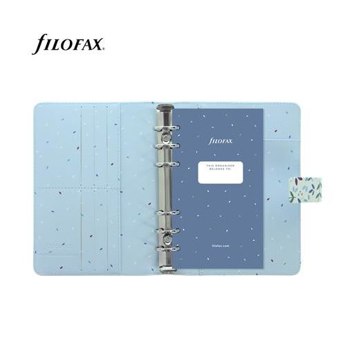 Kalendárium, gyűrűs, betétlapokkal, personal méret, FILOFAX "Garden Sunrise"