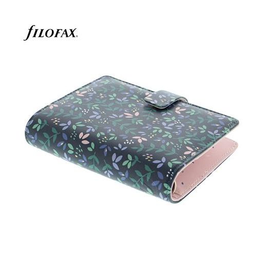 Kalendárium, gyűrűs, betétlapokkal, pocket méret, FILOFAX "Garden Dusk"