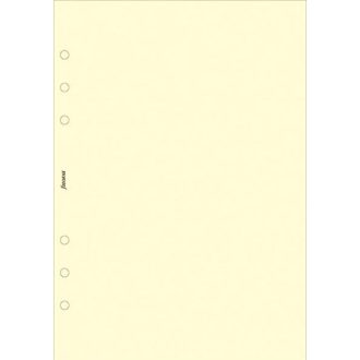   Kalendárium betét, jegyzetlap, personal méret, sima, FILOFAX, krémszín
