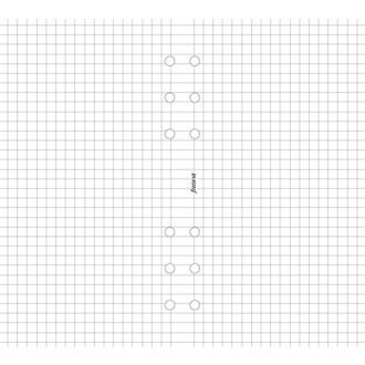   Kalendárium betét, jegyzetlap, A5, kockás, FILOFAX, fehér