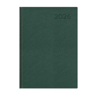   Naptár, tervező, A5, napi, TOPTIMER, "Economic", zöld