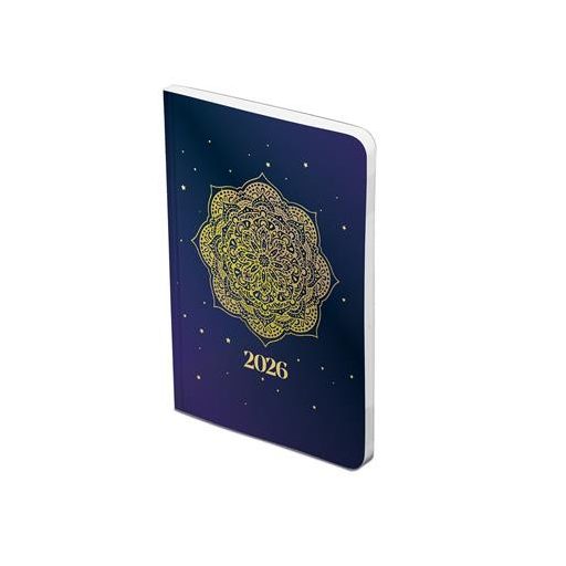 Naptár, tervező, B6, heti, TOPTIMER, "Joy Flexi", manadala