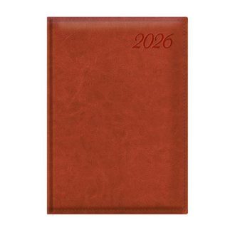   Naptár, tervező, B5, napi, TOPTIMER, "Image", vörösesbarna