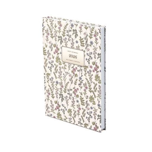 Naptár, tervező, B5, heti, TOPTIMER, "Joy", kis virág