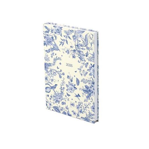 Naptár, tervező, B6, heti, TOPTIMER "Joy", kékfestő