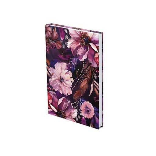 Naptár, tervező, B6, heti, TOPTIMER "Joy", lila