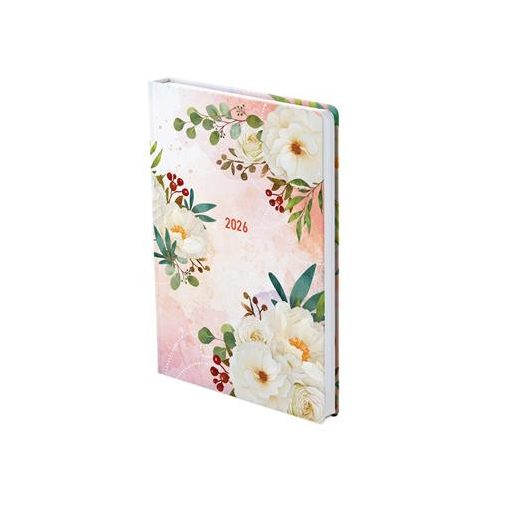 Naptár, tervező, B6, heti, TOPTIMER "Joy", tearózsa