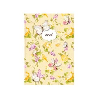   Naptár, tervező, A5, heti, TOPTIMER "Joy", pillangó