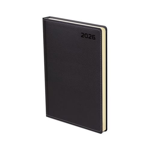 Naptár, tervező, B5, heti, TOPTIMER, "Queen" fekete