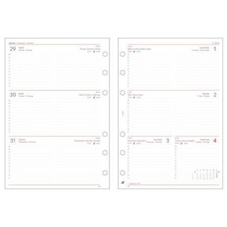   Kalendárium betét, tervező, heti, "L", SATURNUS, fehér 2026