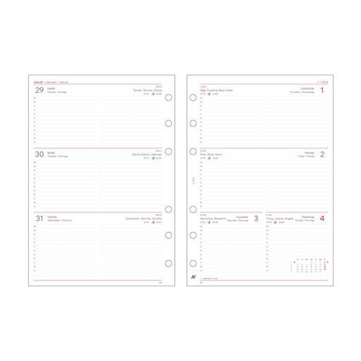 Kalendárium betét, tervező, heti, "L", SATURNUS, chamois 2026