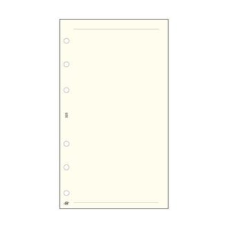   Kalendárium betét, jegyzetlap, "L", sima, SATURNUS, chamois