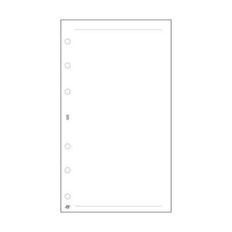   Kalendárium betét, jegyzetlap, "L", sima, SATURNUS, fehér