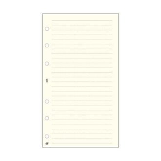   Kalendárium betét, jegyzetlap, "L", vonalas, SATURNUS, chamois