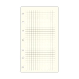   Kalendárium betét, jegyzetlap, "L", kockás, SATURNUS, chamois