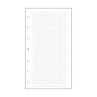   Kalendárium betét, jegyzetlap, "L", kockás, SATURNUS, fehér