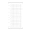 Kalendárium betét, jegyzetlap, "L", kockás, SATURNUS, fehér