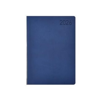   Naptár, tervező, B6, heti, TOPTIMER "Madeira", kék-narancs