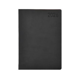   Naptár, tervező, A5, napi, TOPTIMER "Madeira", fekete-bordó