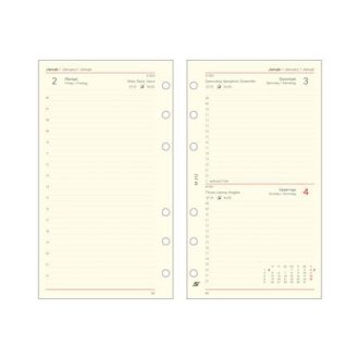   Kalendárium betét, tervező, napi, "M", SATURNUS, chamois 2026