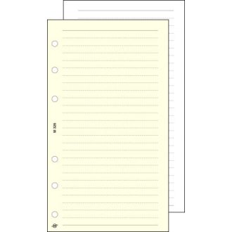   Kalendárium betét, jegyzetlap, "M", vonalas, SATURNUS, chamois