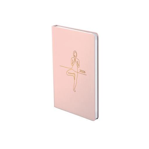 Naptár, tervező, B6, heti, TOPTIMER "Pastel", rózsaszín