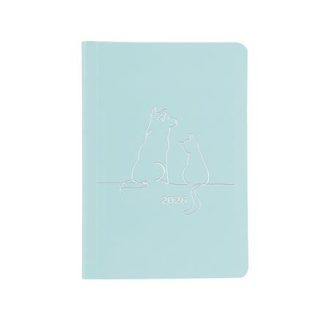   Naptár, tervező, A5, heti, TOPTIMER "Pastel", kék