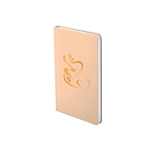 Naptár, tervező, A5, heti, TOPTIMER "Pastel", lazac