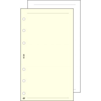   Kalendárium betét, jegyzetlap, "S", sima, SATURNUS, chamois