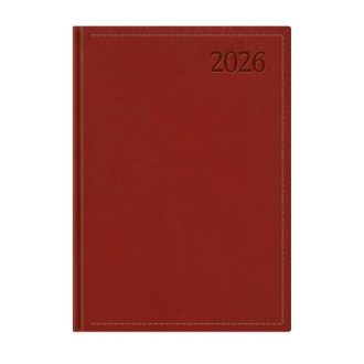   Naptár, tervező, A4, heti, TOPTIMER "Traditional", bordó