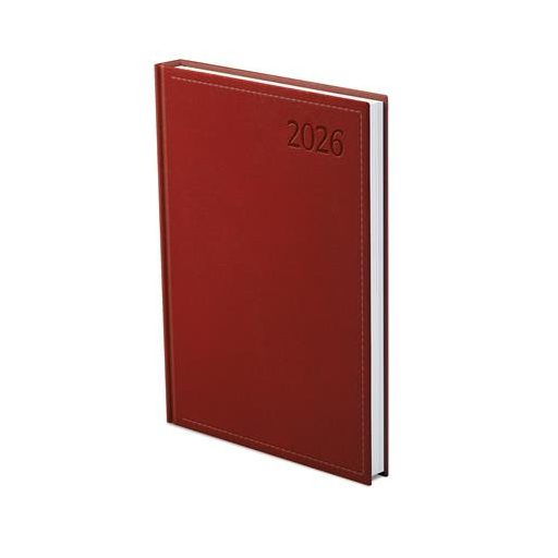 Naptár, tervező, A4, heti, TOPTIMER "Traditional", bordó
