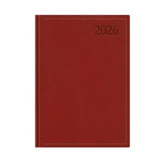   Naptár, tervező, B5, heti, TOPTIMER "Traditional", bordó