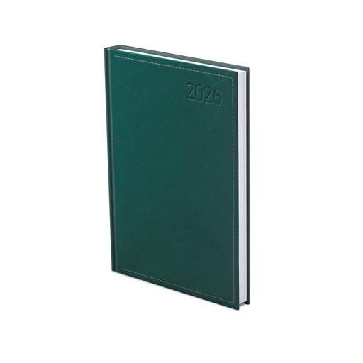 Naptár, tervező, B5, heti, TOPTIMER "Traditional", zöld