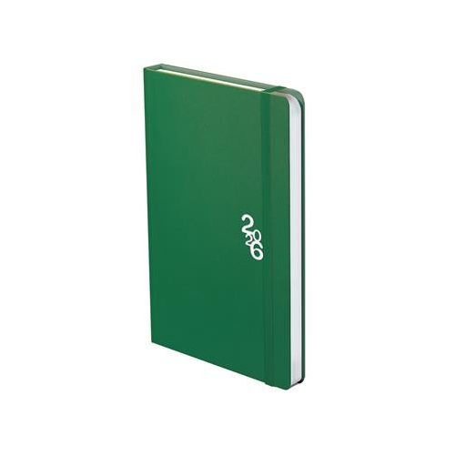 Naptár, tervező, A5, heti, TOPTIMER "Rainbow", zöld