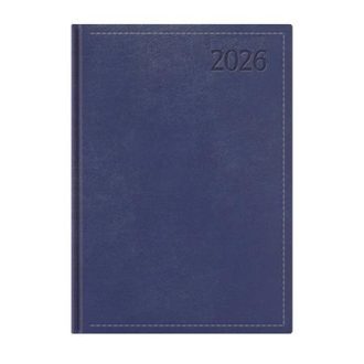   Naptár, tervező, B5, napi, TOPTIMER "Traditional", kék